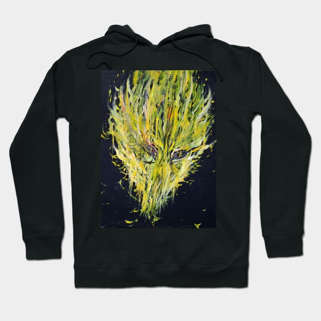 YELLOW FLAME Hoodie by lautir